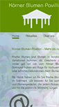 Mobile Screenshot of koerner-blumen.de